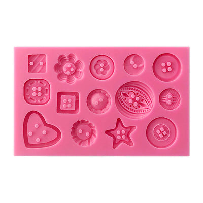 Silicone Mould - Assorted Buttons