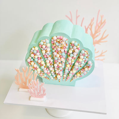 Acrylic " Cake Shape Guides" - Clam Shell