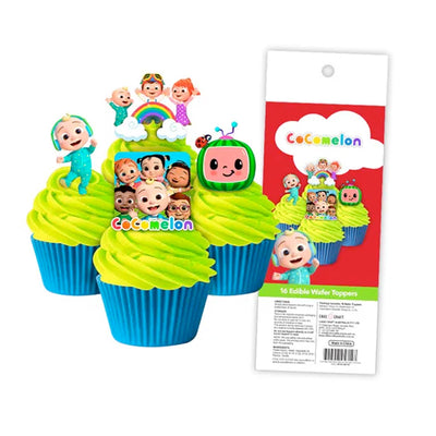 Cupcake Wafer Shapes - Coco Melon