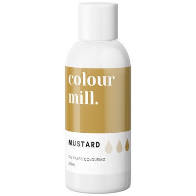 Oil Based Colour - Mustard- 100ml