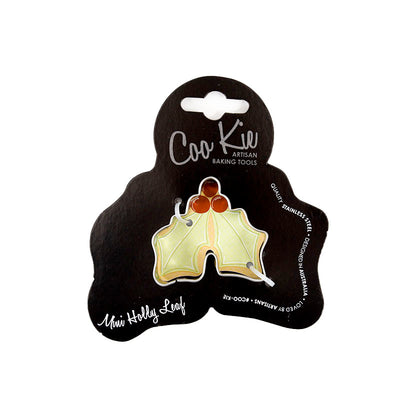 Coo Kie - Mini Holly Leaf Cookie Cutter