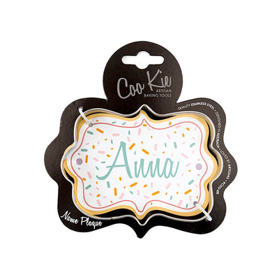 Coo Kie - Name Plaque Cookie Cutter