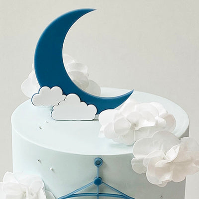 Acrylic Cake Topper - Crescent Moon