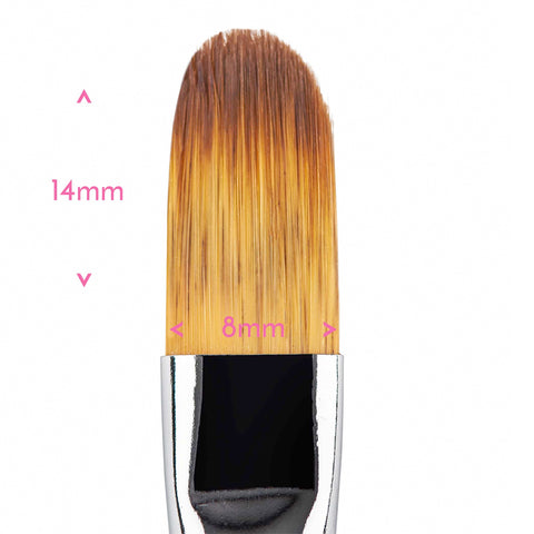 Filbert Paintbrush - #4- colour chosen at random
