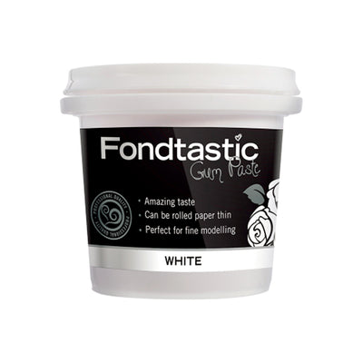 Fondtastic Ready To Use Gum Paste White - 225g