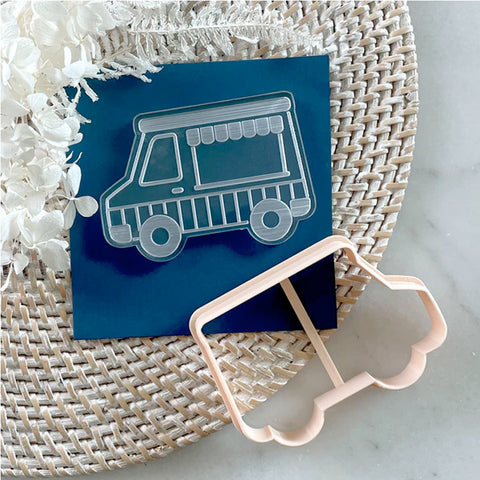 Cookie Cutter  Embosser Set - Food Truck