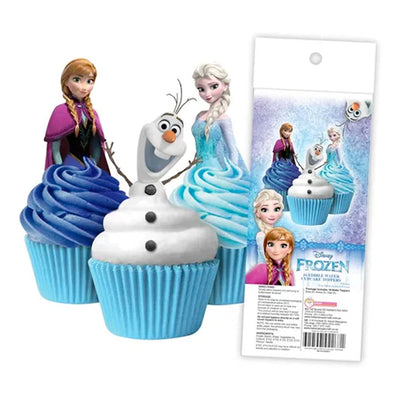 Cupcake Wafer Shapes - Frozen - 16 pieces