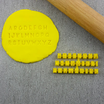 Handwriting Alphabet Stamp Set - Uppercase