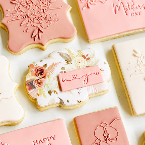 Little Imprints Stamp -  i Heart you