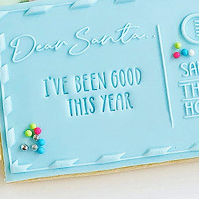 Mini Impression text stamp - I've Been good this year