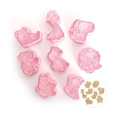 Jungle Cookie and Fondant Cutters -Set of 8