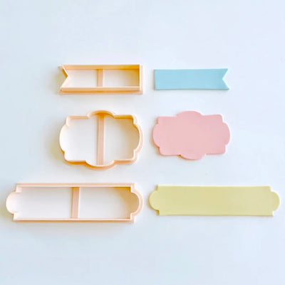 Cookie Cutter Set - Banner Set - 3 piece