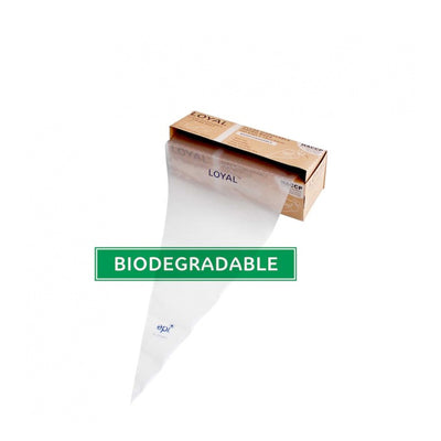 Loyal Biodegradable Disposable Piping Bag - 10 x 18"