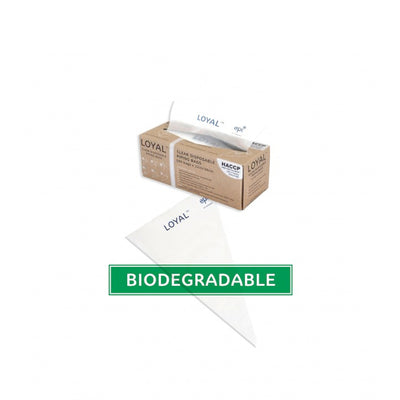 Loyal Biodegradable Disposable Piping Bag - 100 x 12"