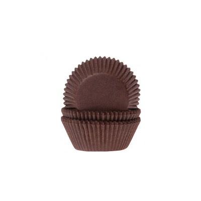 Mini Cupcake Papers - Brown