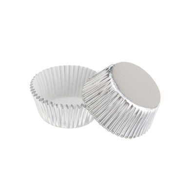 Mini Cupcake Papers -Silver