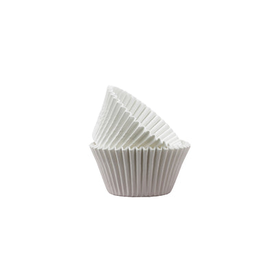 Mini Cupcake Papers - White