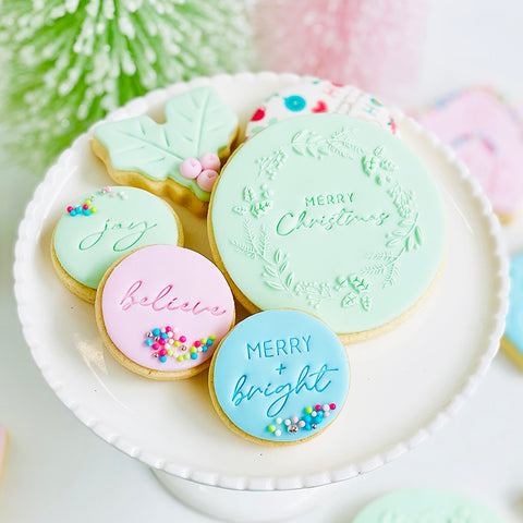 Little Imprints Stamp - Festive Phrases