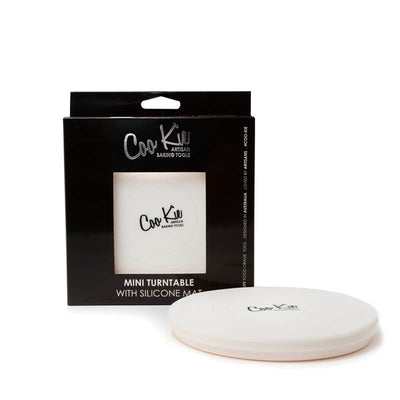 Mini Turntable with Silicone Mat
