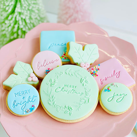 Little Imprints Stamp - Festive Phrases