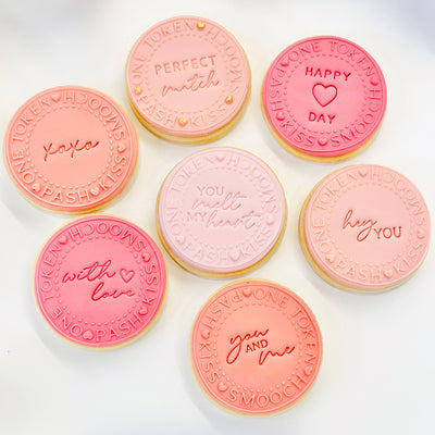 Reverse Cookie Embosser - Love Token
