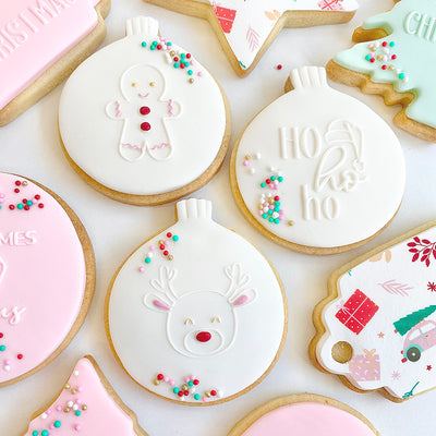 Reverse Cookie Embosser - Mini Christmas Cuties Trio Mix