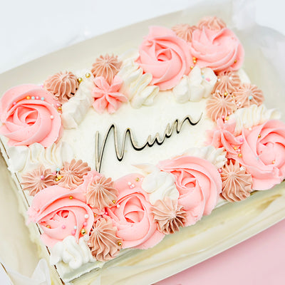 Mini Cake Plaque - Dainty mum- 5pack