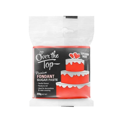 Over the Top Fondant 250g - Red