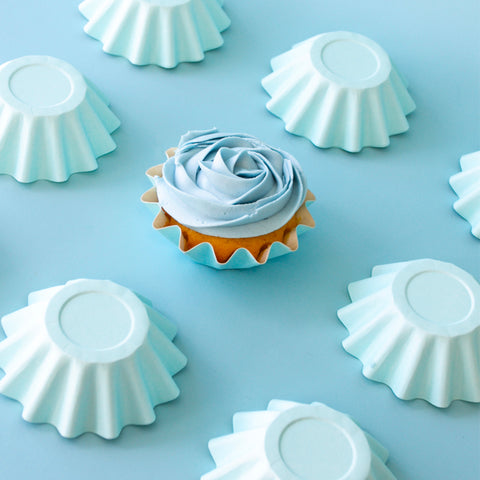 Bloom Baking Cups -Pastel Blue