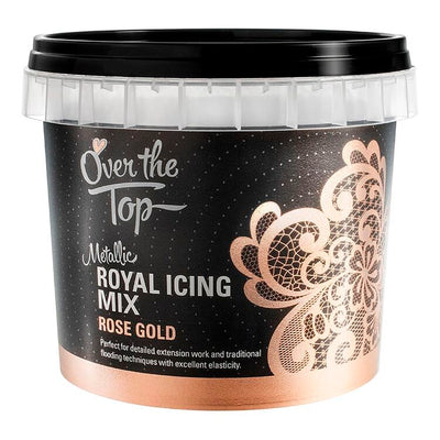 Metallic Royal Icing Mixture - Rose Gold