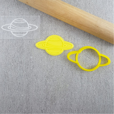 Cookie Cutter and Embosser Set - Saturn