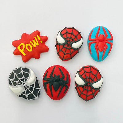 Cupcake Decorations- Spiderman- 6pack