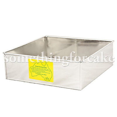 Square Cake Tin - Click to view Sizes