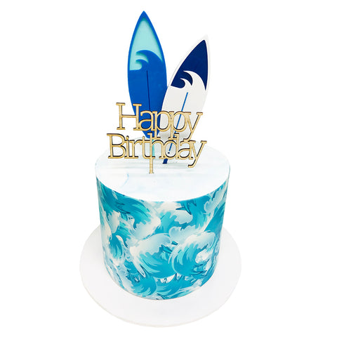 Cake Topper - Surfboard