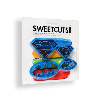 SweetCuts -Superhero cutter set of 4