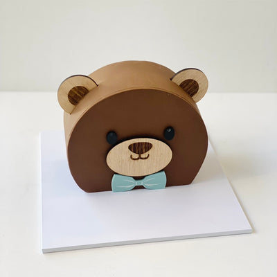 Acrylic Cake Topper Set - Teddy Bear