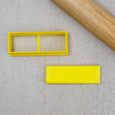 Cookie Cutter - Thin Rectangle-  80 x 26 mm
