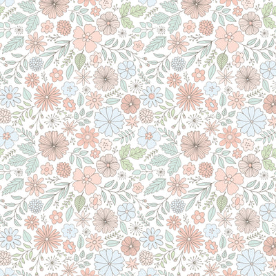 Edible Image - Vintage pastel florals