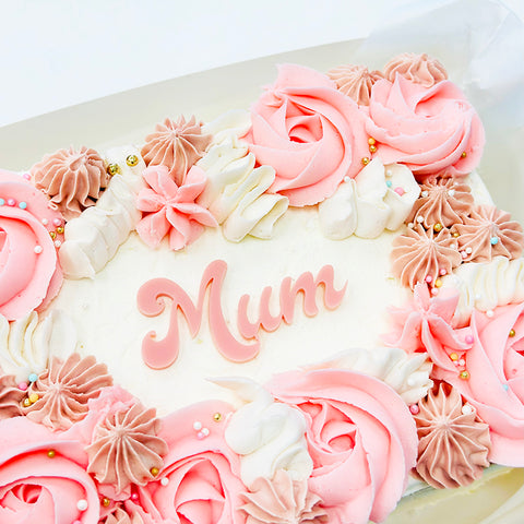 Mini Cake Plaque - Vintage Mum-5pack