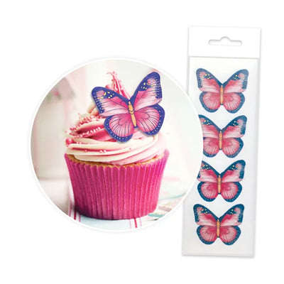 Cupcake Wafer Shapes - Butterflies