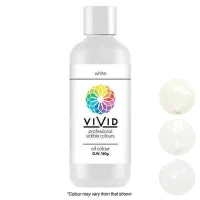 VIVID Oil Based Colour - White- 160G